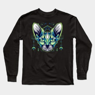 cat zombie Long Sleeve T-Shirt